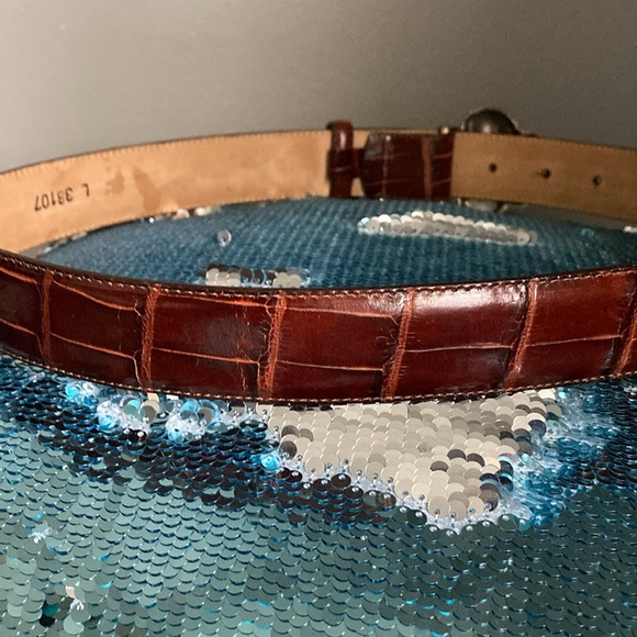 Angel leather Brighton belt size large EUC - Picture 3 of 6